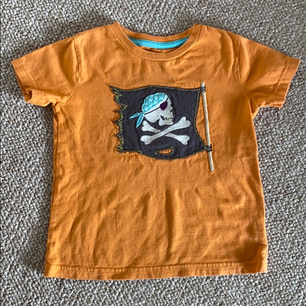 Mini Boden embroidered pirate tshirt